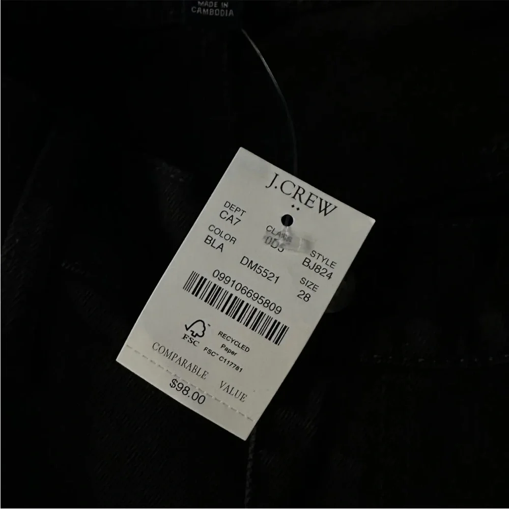 NWT J.Crew Mid Rise Flare Crop Jeans size 28 - Picture 5 of 10